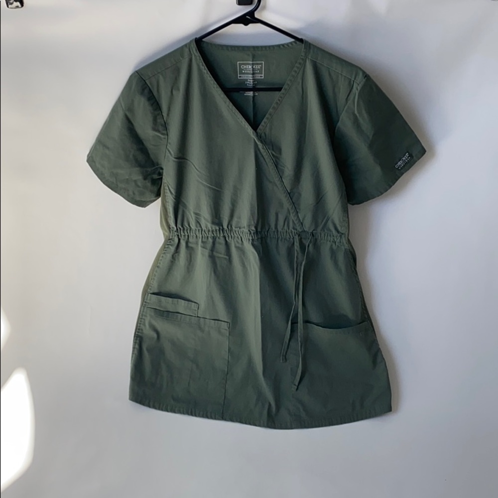 Cherokee Maternity scrub top